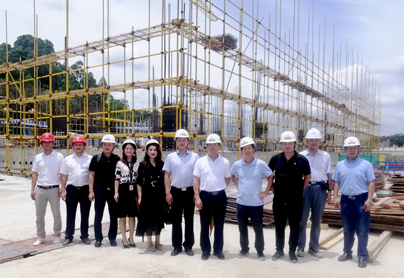 米兰milan董事长李军亲临集团南方总部在建项目视察