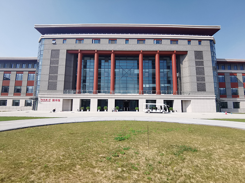 中央民族大学图书馆LED透明屏项目